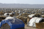 Zalingei, Camp de Hassa Hissa pour personnes déplacées. Vue générale. Zalingei, Hassa Hissa camp for displaced people. General view.