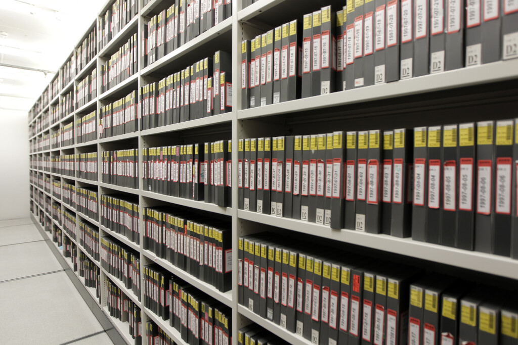 A video tape archive (File photo: DRs Kulturarvsprojekt / CC BY-SA 2.0)