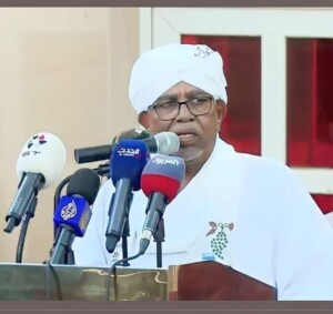 عمر البشير مصدر الصورة : تصوير شاشة من مقطع فيديو خلال محاكمته المصدر: وكالة السودان للأنباء