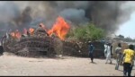 وفاة ثلاثة أطفال في حريق بأم دافوق، واحتراق 140 منزل في شمال دارفور