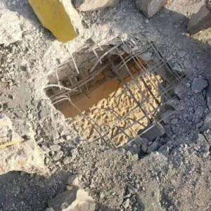 آثار القصف الجوي على كبري مكة بنيالا - 4ابريل 2024- راديو دبنقا
