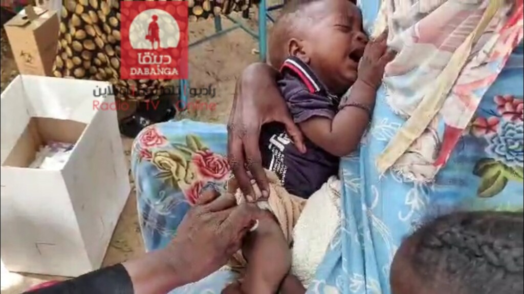 اول تطعيم للطفال بجنوب دارفور منذ اندلاع الحرب- خاص راديو دبنقا