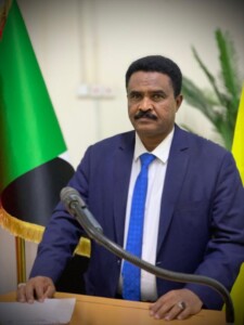 240821 ADDIS ABABA Haroun Medeikhir, chair of the new United Civil Forces alliance, in Addis Ababa, on Wednesday (Photo: Supplied)