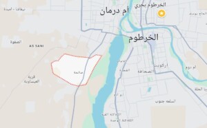 موقع حي صالجة بجنوب امدرمان