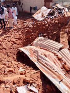 انهيار منازل في الفوله بولايه غرب كردفان