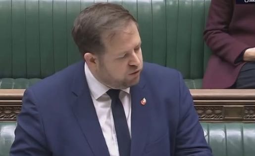 وزير الدولة البريطاني للشئون الخارجية في اجتماع مجلس العموم البريطاني - 30 اكتوبر 2025- وسائل التواصل