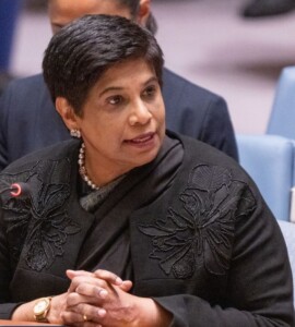 نزهت شميم خان -نائب مكتب المدعي العام للمحكمة الجنائية - صفجة المحكمة الجنائية على فيسبوك