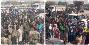 استقبال حاشد لجنود القوات المسلحة بعد تمكنهم من فك الحصار عن الدلنج - 6 يناير 2026-راديو دبنقا