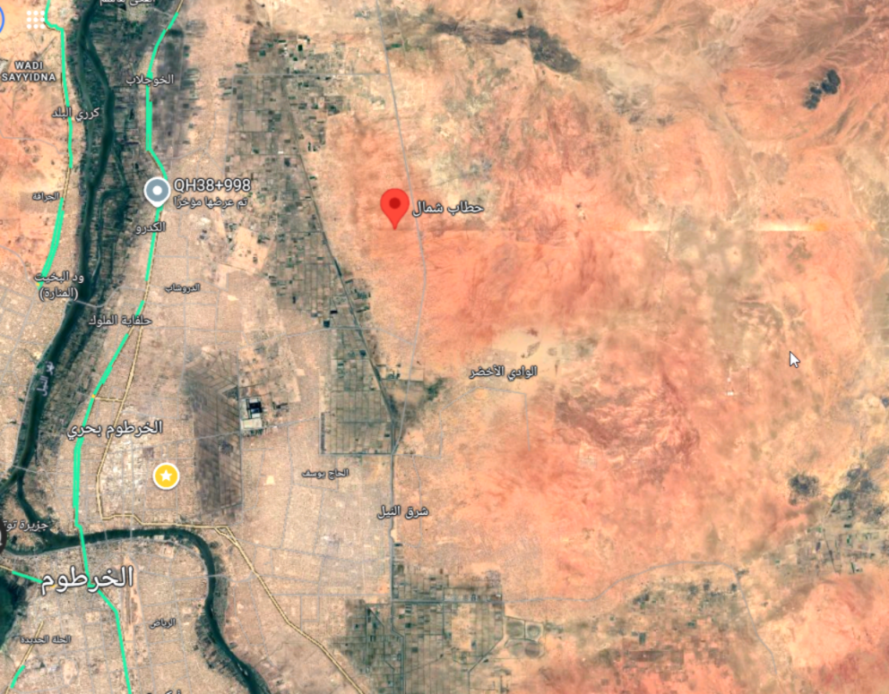بحري بولاية الخرطوم - خرائط قوقل