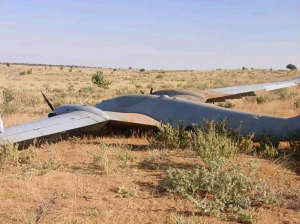 طائرة بيرقدار قالت قوات الدعم السريع إنها اسقطتها في نيالا-إعلام الدعم السريع