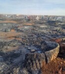 وفاة طفل في حريق هائل التهم مئات المنازل في طويلة بشمال دارفور