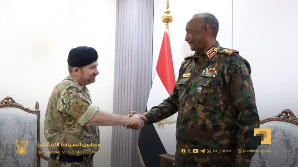 البرهان يستقبل وفدا بريطانيا- يناير 2026-إعلام مجلس السيادة