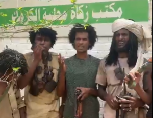 جنود في الدعم الريع ينشرون مقاطع فيديو من داخل الكرمك - 23 مارس 2026- وسائل التواصل