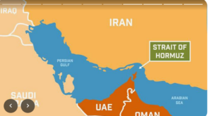 مضيق هرمز- وسائل التواصل