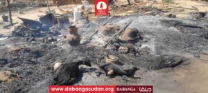 حريق في معسكر كلمه بولاية جنوب دارفور-1 مارس 2026- راديو دبنقا