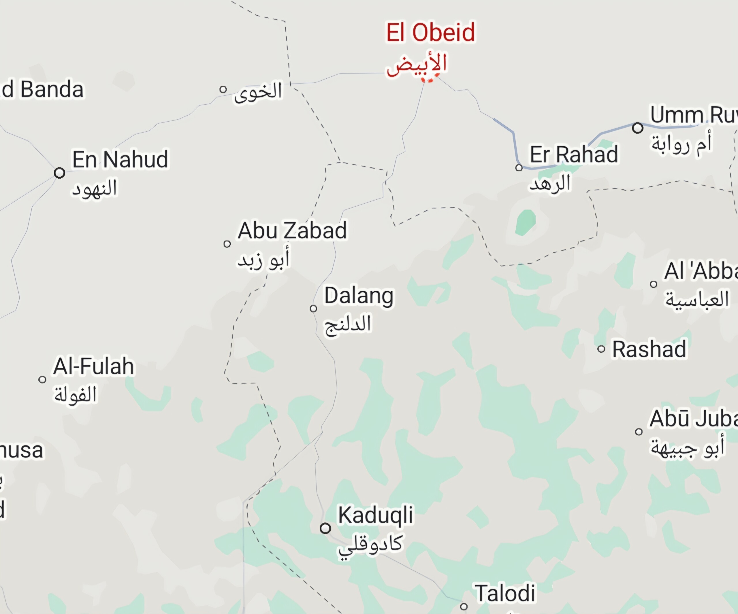 السودان – الأمم المتحدة: الطرق التي تربط الأبيض بالدلنج وكادقلي غير آمنة