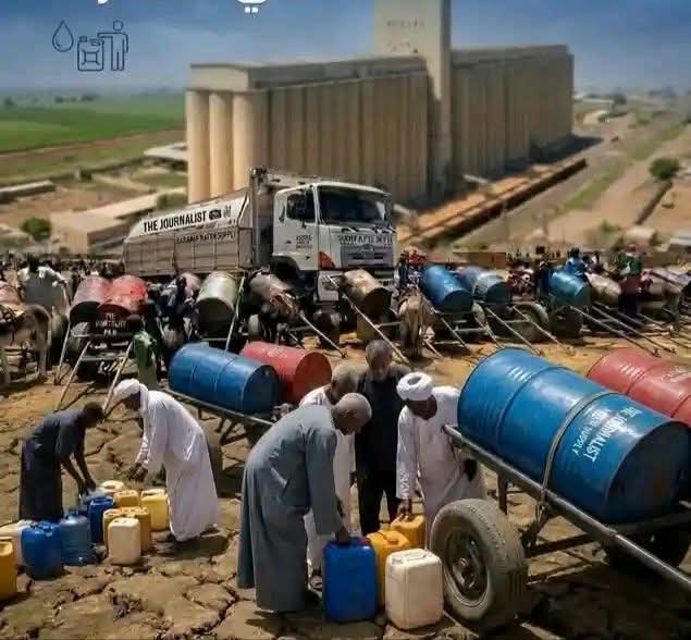 أزمة مياه في القضارف-وسائل التواصل