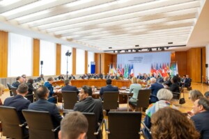 جانب من اجتماعات مؤتمر برلين - 15 ابريل 2026- وسائل التواصل