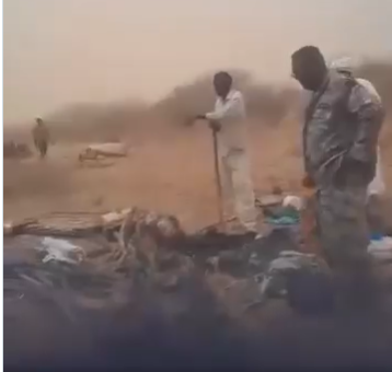 اعتداءات من الجيش والمشتركة على بادية بالقرب من أم روابة- وسائل التواصل