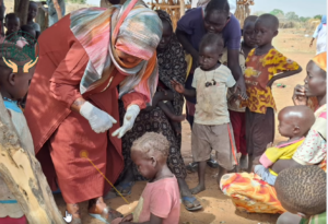 بدء عمليات التطعيم ضد الحصبة في التبون بمحلية بابنوسة بولاية غرب كردفان- 29 ابريل 2026:المكتب الإعلامي لمحلية بابنوسة