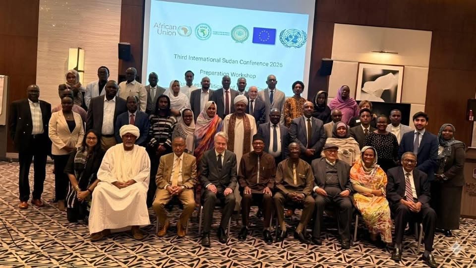 المشاركون في اجتماع اديس أبابا التحضيري لمؤتمر برلين-12 ابريل 2026-وسائل التواصل