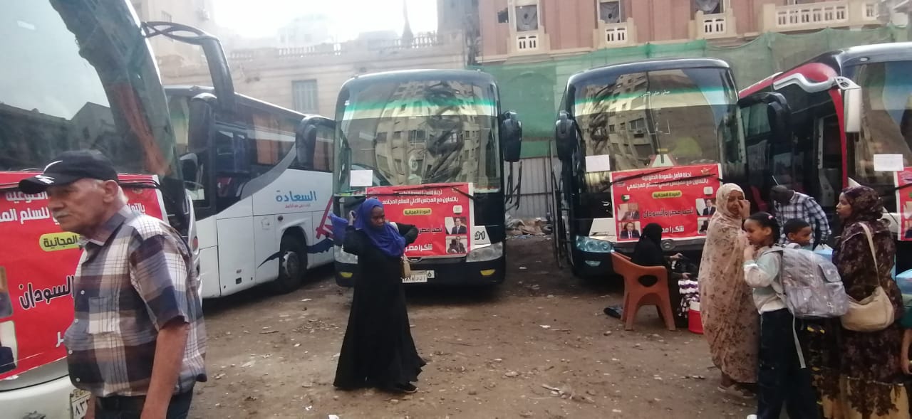 السودان – عودة 1600 لاجئ سوداني من مصر