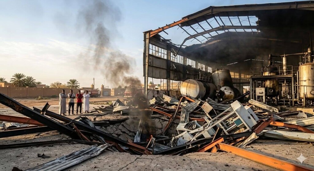 هجوم بطائرات مسيرة على الأبيض بشمال كردفان - 25 ابريل 2026- وسائل التواصل