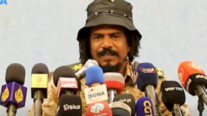 علي رزق الله السافنا القائد المنشق من الدعم السريع- وسائل التواصل