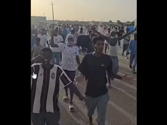 احتجاجات في عبري بشمال السودان بسبب قطوعات الكهرباء - مايو 2026-وسائل التواصل