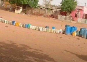 أزمة المياه في الأبيض - وسائل التواصل