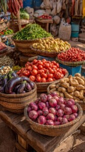 الخضروات في السوق المركزي الخرطوم - وسائل التواصل