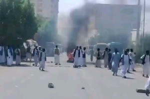 إغلاق طريق رئيسي في بورتسودان -4 اكتوبر 2026- وسائل التواصل