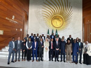 اجتماع القوى المدنية المناهضة للحرب مع اللجنة الخماسية في أديس أبابا- 12 اكتوبر 2026- إعلام تحالف صمود